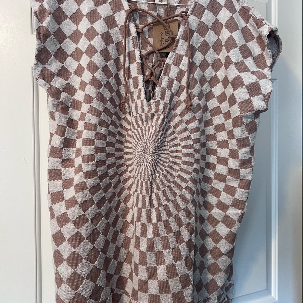 Sandcloud Checkster Beach Cover-Up Dress - Picture 3 of 9